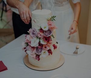 Décoration de gâteau de mariage